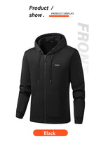 Heated Zip-Up Fleece Hoodie