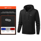 Heated Zip-Up Fleece Hoodie