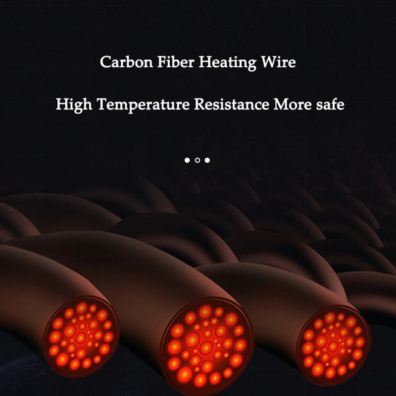 Heated Zip-Up Fleece Hoodie