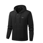 Heated Zip-Up Fleece Hoodie