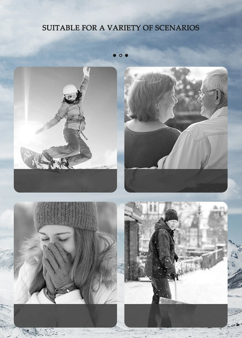 Heated Zip-Up Fleece Hoodie