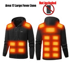Heated Zip-Up Fleece Hoodie