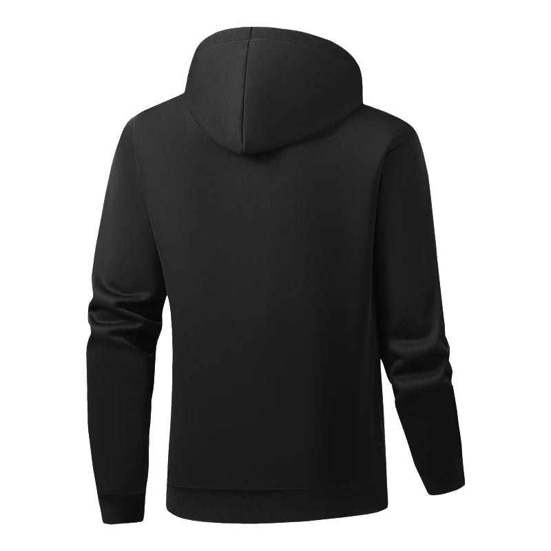 Heated Zip-Up Fleece Hoodie